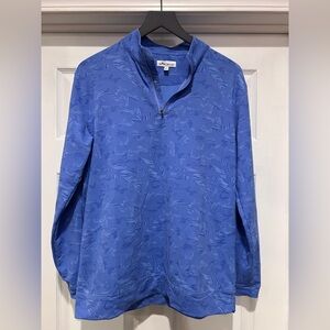 Peter Millar Light Blue Patterned Pullover